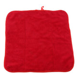 Max Super Water Absorbent Coral Fleece Household Cleaning Cloth Car Wash Towel Red