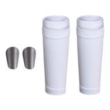 Maxbell 2Pcs Protective Soccer Equipment with Socks Anti Slip Mini Shin Guard Soccer