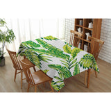 Max Tropical Plants Crane Printed Tablecloths Waterproof Polyester 140*260CM K
