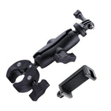 Maxbell Motorcycle Handlebar Camera Mount 1/4 360 Degree Rotary Extended Big Clamp