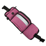 Maxbell Pet Pocket Waist Clip Bag Multi Purpose Washable for Walking Jogging Hiking Rose Red