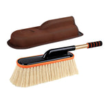Maxbell Car Duster Brush Extendable Handle Soft Adjustable for Automotive Truck Beige with Box
