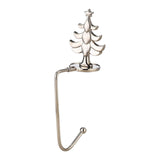 Maxbell Fireplace Hook Hanger Christmas Stocking Holder for Ornament Party Cafe Tree Silver