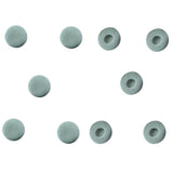 Maxbell 10 Pcs Foam Ear Pad Cover Earphone Earbud Anti-slip for Plantronics gray