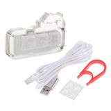Maxbell Mini 3 Key Game Keypad Macro Programmable RGB LED Backlit Transparent Keycap Crystal Switch