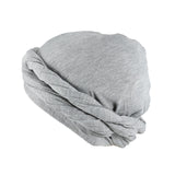 Maxbell Stretch Beanie Cap Headscarf Baggy Skull Hat Sleeping Hat Sports Cycling Cap Light Grey