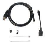 Maxbell 8mm Lens Waterproof USB 6 LED Tube Borescope 2MP Inspection HD Camera 3M
