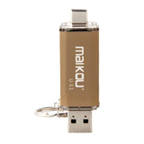 Max 2 in 1 USB 3.0+Type C OTG Flash Drive Memory Stick U Disk High Speed 64GB