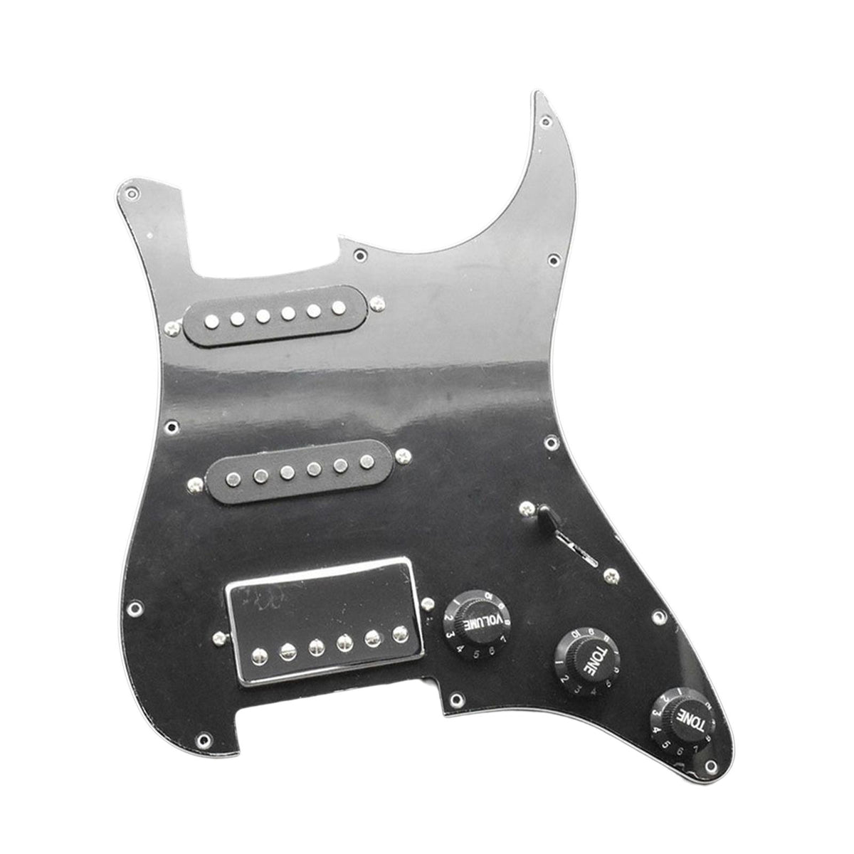 Maxbell Loaded Guitar Pickguard SSH with Push Pull Switch for Replaces
