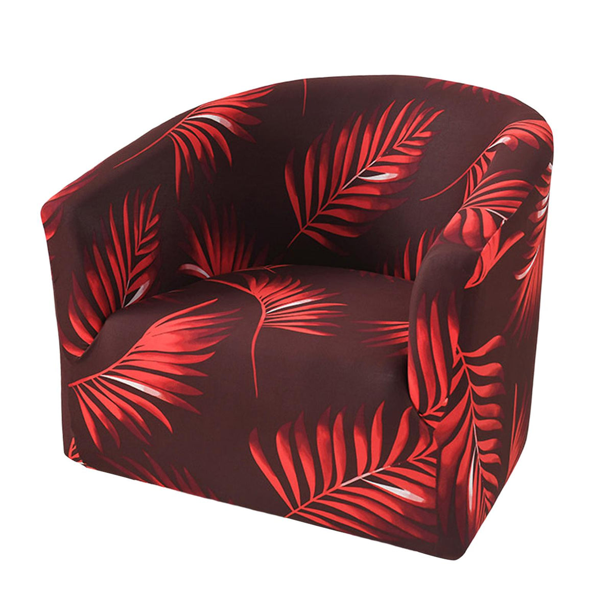 Maxbell Stretch Armchair Slipcover Chairs Cover for Restaurant Ceremony Decoration Red