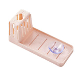 Maxbell Multipurpose Sponge Sink Holder Caddy for Counter Kitchen Sink Bathroom Light Pink