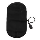 Maxbell Portable Inflatable Lumbar Support Cushion Back Massage Pillow Travel Black