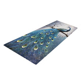 Max 120x40cm Floor Mat Runner Kitchen Non-slip Area Rug Peacock