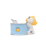 Maxbell Cute Flower Planter Resin Ornament Decorative for Windowsill Desk Home Decor Canned Cat