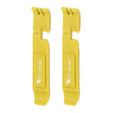Maxbell 2Pcs Bicycle Tire Tyre Lever Opener Breaker Wheel Spoke Repair Tools Yellow