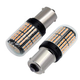 Maxbell 1 Pair Led Bulb 3014 144smd 1156 BAU15S Auto Car Turn Signal Light 12V