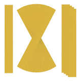 Maxbell 20Pcs Acrylic Mirror Wall Stickers Decorative 3D for Bedroom TV Background Gold