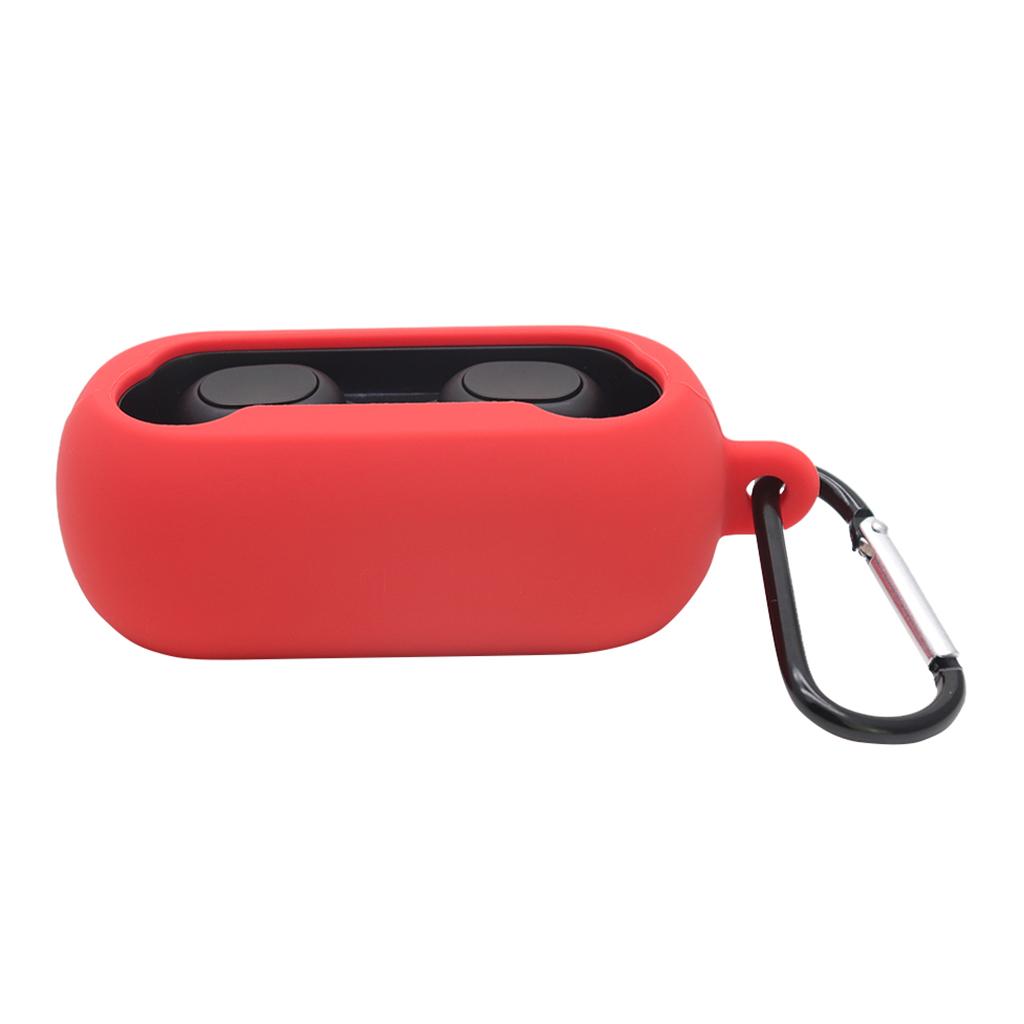 Max Maxb Silicone Earphone Case Protective Skin Cover For SoundPEATS TrueFree Red