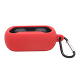 Max Maxb Silicone Earphone Case Protective Skin Cover For SoundPEATS TrueFree Red