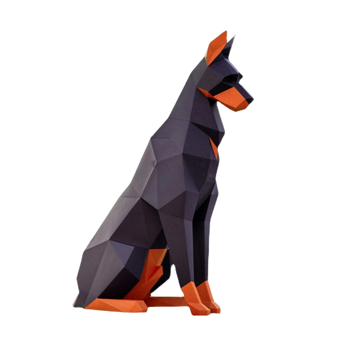 Maxbell Cute 3D Doberman Dog Paper DIY Crafts 100cm Height Gift Sturdy Durable