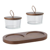 Maxbell Divided Dishes Dip Trays for Parties Housewarming Gift for Side Dishes Sala style A