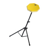 Maxbell Drum practice pads Snare Drum Stand Set for Percussion Instrument Accessory Yellow