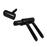 Maxbell Door Hinges Smooth Decorative Easy to Install Heavy Duty for Garage Door Black