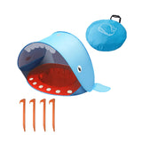 Maxbell Beach Tent with Baby Pool Shade for Picnic Summer blue fish