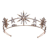 Maxbell Wedding Bride Headpieces Dress up Fancy for Bridesmaid Photo Props Festival Aureate