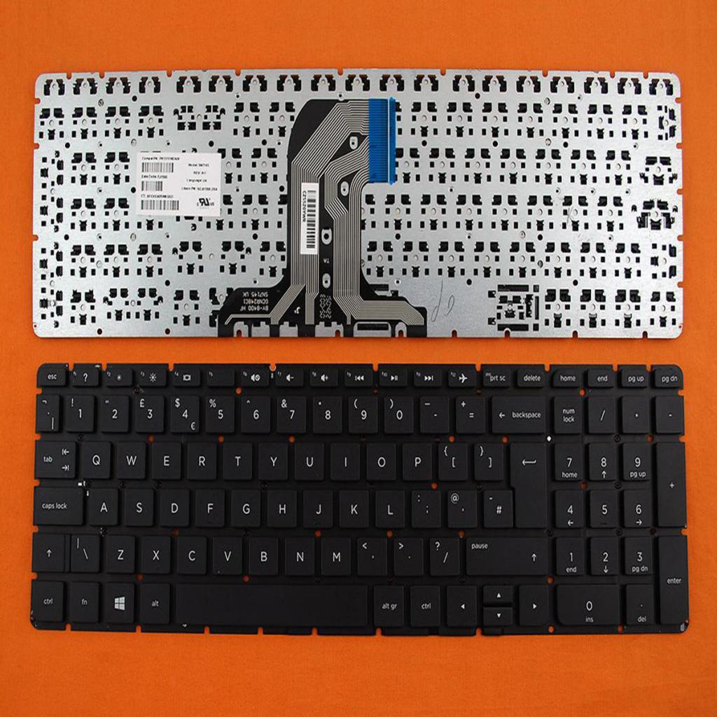 Max For HP Notebook 15-AC 15-AF 15Q-AJ 250 G4 Laptop English Keyboard Black