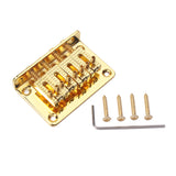 Max Maxb 4 String Guitar Bridge for Cigar Box Guitar Or Electric Ukulele Parts Gold