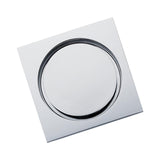 Maxbell Multifunction Shower Floor Drain Square Reusable for Bathroom Shower Drains Silver