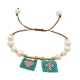 Maxbell Handmade Beaded Bracelet for Women Girls for Seaside Beach Vacation Scenes Style H