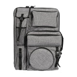 Maxbell Art Portfolio Case Tote Carrying Bag for Display Screen Paint Brushes Travel gray