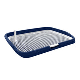 Maxbell Dog Toilet Potty Pad Holder Washable with Urinary Column Dog Accessories Blue