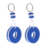 Maxbell 2x Marine Outboard Floating Keyring Sailing Kayak Fishing- Sailing Buoy Blue