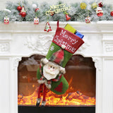 Max Christmas Stocking Socks Candy Gift Bag Christmas Tree Hanging Ornament 01