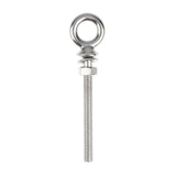 Max Stainless Steel Long Lifting Eye Bolt with Nut and Washer M8 80mm