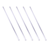 Max 5 Pieces 250mm Transparent Clear Long Acrylic Plexiglass Round Rod