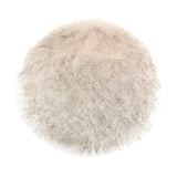 Max Fluffy Faux Fur Seat Cushion Pad Artificial Sheepskin Mat White Gray 40cm - Aladdin Shoppers