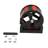 Max Mouse Wooden Exercise Wheel Silent Hamster Running Wheel Pet Toy Wheel Black Red