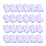 Maxbell 24Colorful Linen Paper Foam Box Ring Storage Holder Pin Display Box silvery