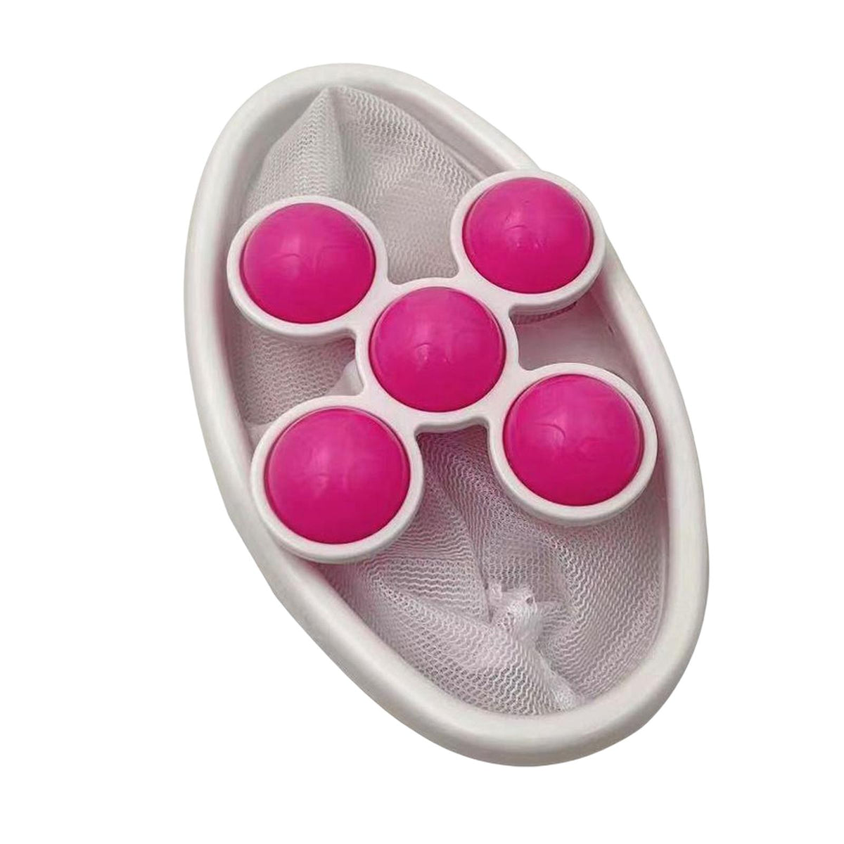 Maxbell Washing Machine Hair Cleanin Hair Remover Net Pouch Laundry Accessories Pink
