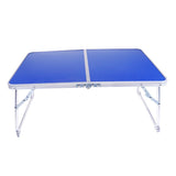 Maxbell Folding Camping Table Portable Picnic Outdoor Garden BBQ Dining Desk Blue
