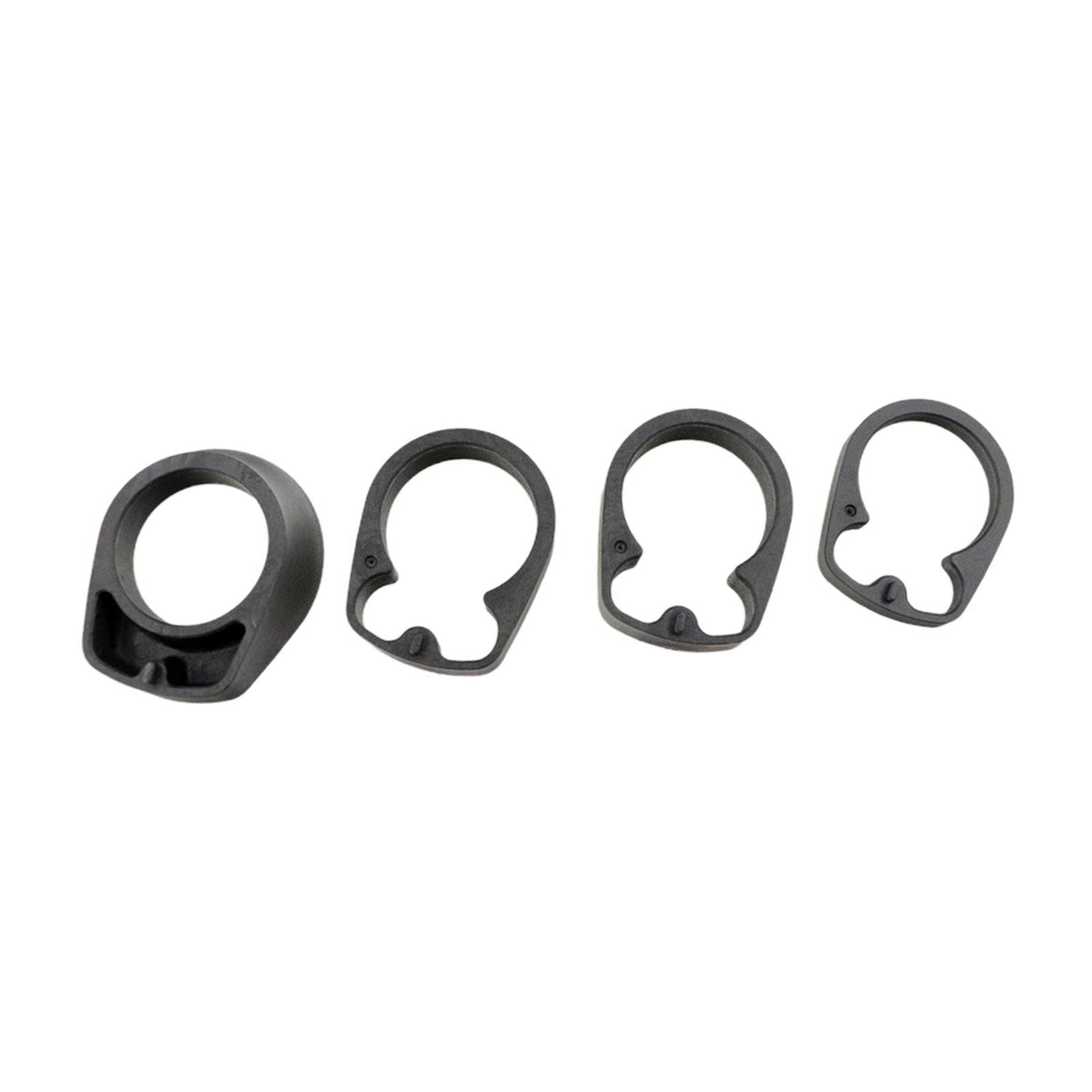 Maxbell 4x Bike Curved Handlebar Spacer Headset Kit for 28.6mm Front Stem Riding A