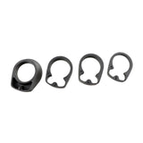 Maxbell 4x Bike Curved Handlebar Spacer Headset Kit for 28.6mm Front Stem Riding A