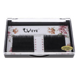Maxbell 1 Box Long Natural C Curly Individual False Eyelash for Lash Extension 10mm