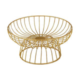 Maxbell Fruit Basket Bread Storage Basket Snacks Vegetable Stand Holder for Tea Bar 25cm