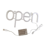Maxbell LED Open Sign Lighting Light Neon Lights Game Store Room Battery Power Lamp