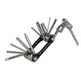 Maxbell 11 in 1 Multifunctional Bicycle Repair Tool Kits With Torque Wrench Black